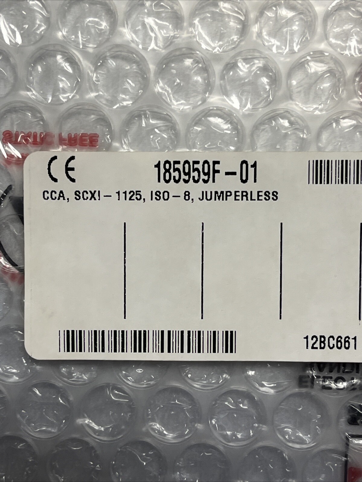 National Instruments NI SCXI-1125 8-Channel Isolated Input Module 776572-25