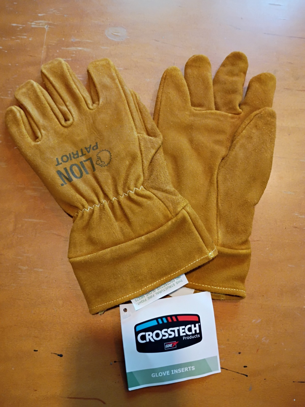 Lion Patriot Crosstech Structural Firefighting Protective Glove Inserts Large LG