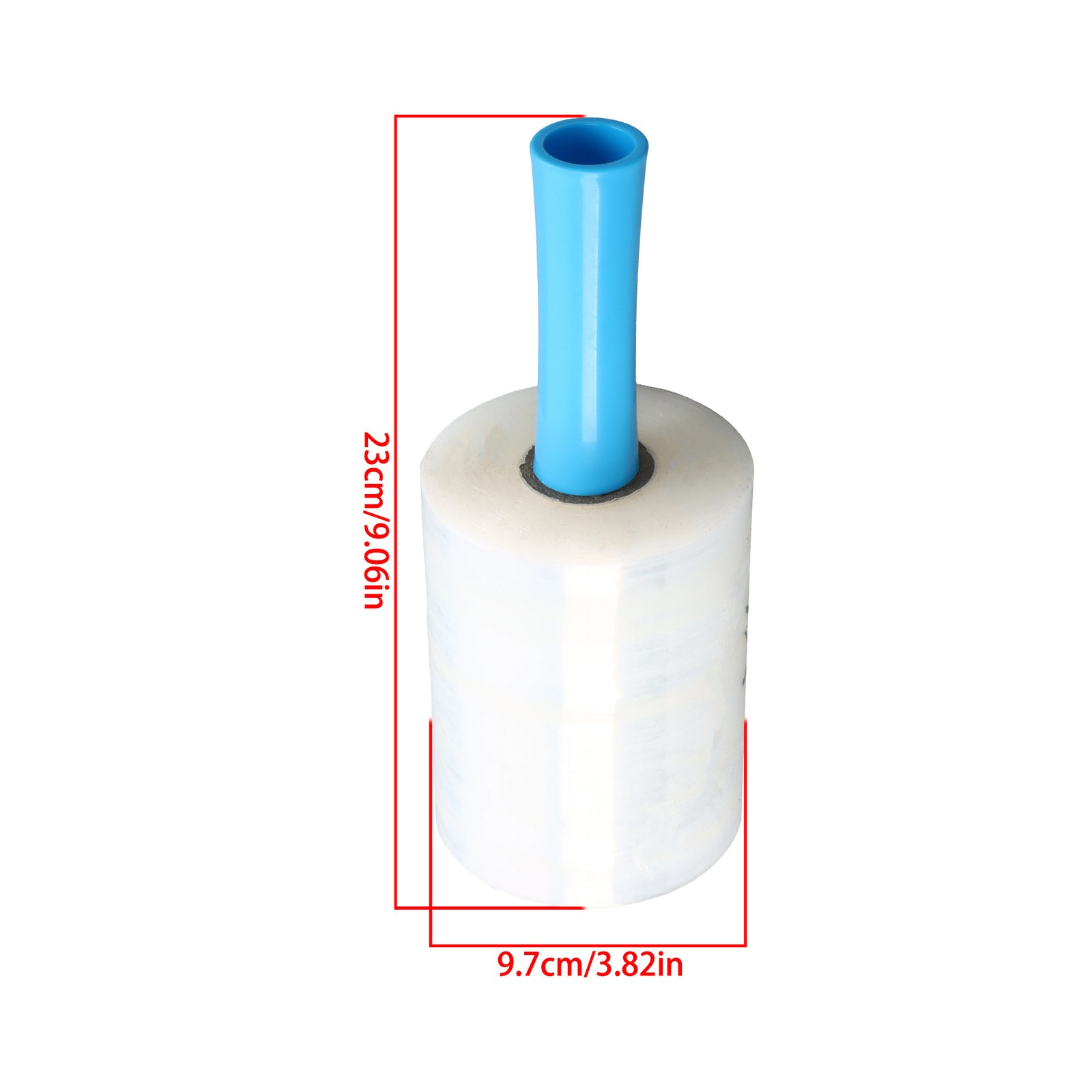 4 Rolls 5 Inch x 1000 FT Stretch Shrink Film Hand Wrap with 2 Swivel Handles