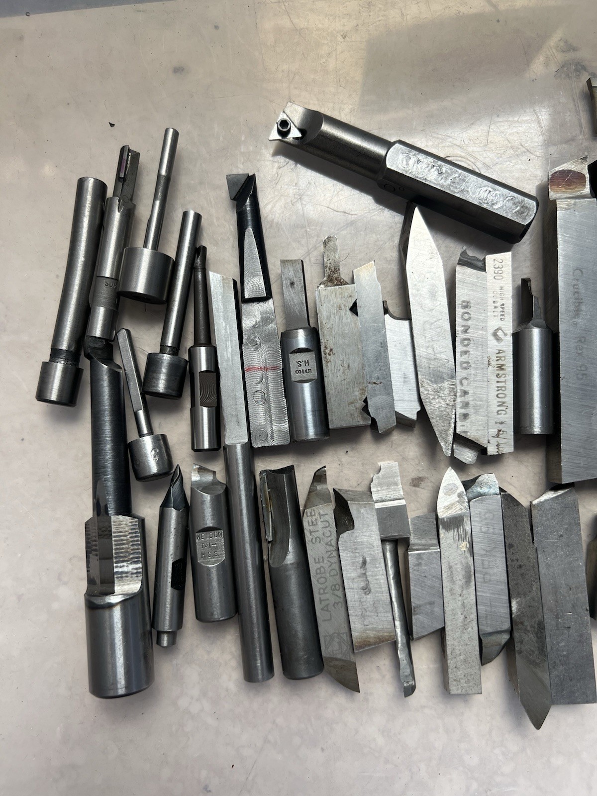 Lot Of Lathe Tool Bits HSS Cobalt Mini Boring Bars + More Machinist Tools