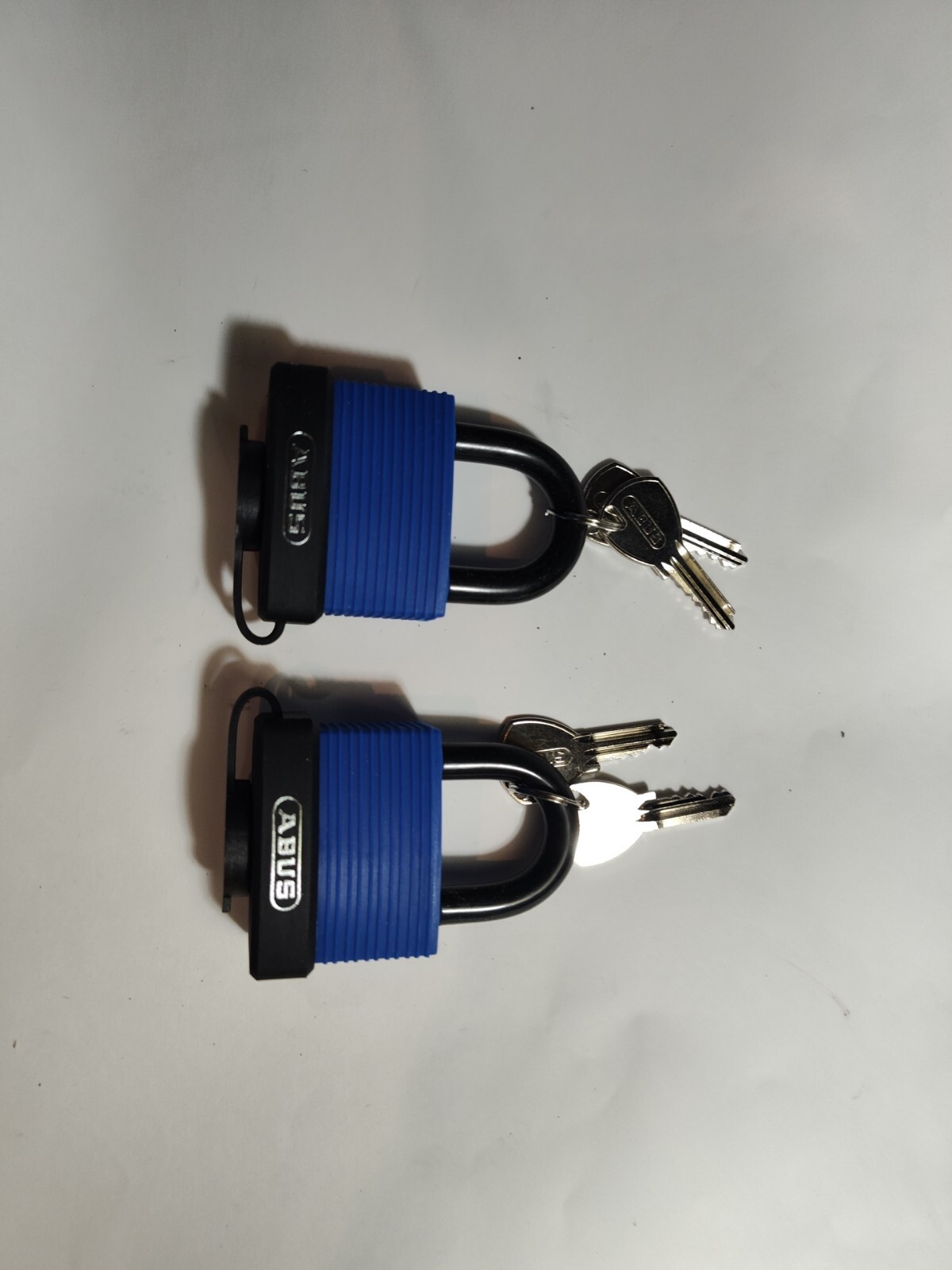ABUS 70IB/50 MK KD Keyed Padlock, 59/64 in,Rectangle,Blue 5UKK2
