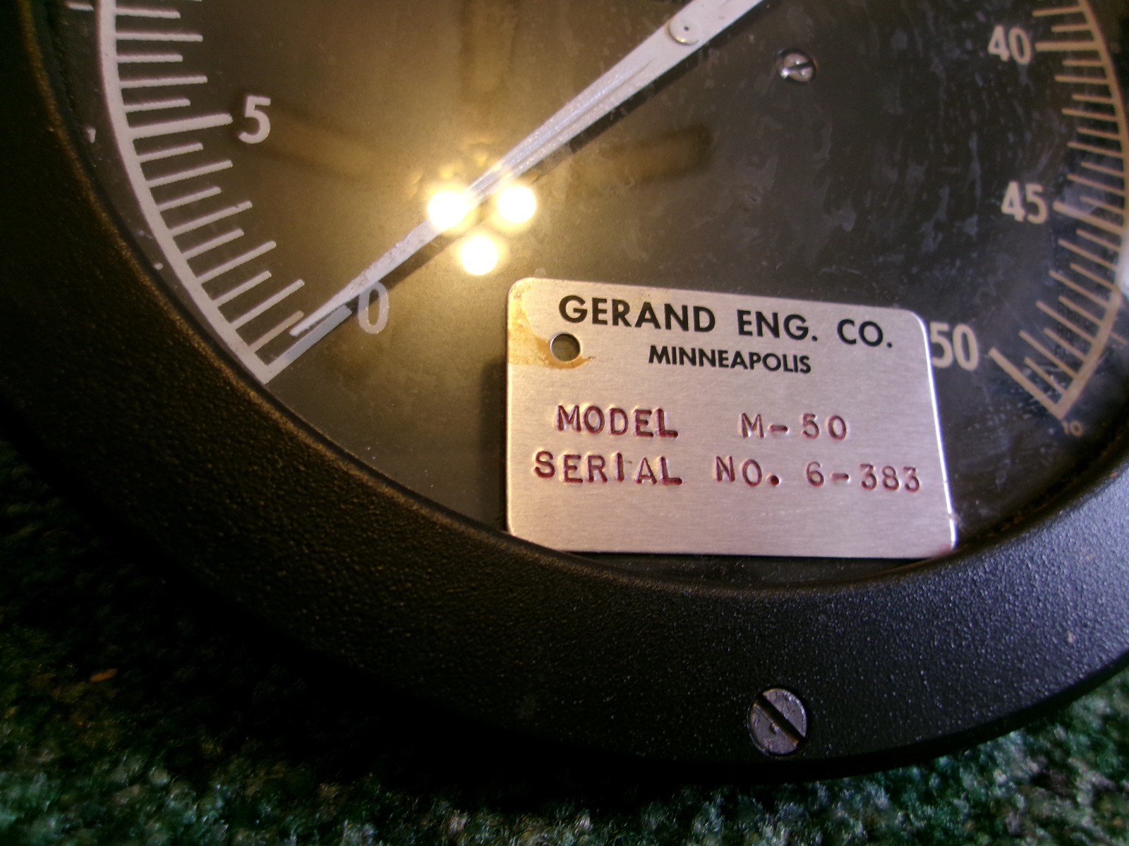 Gerand Engineering M-50 Meter & ITT Barton 227-156773 Brass Meter Valve