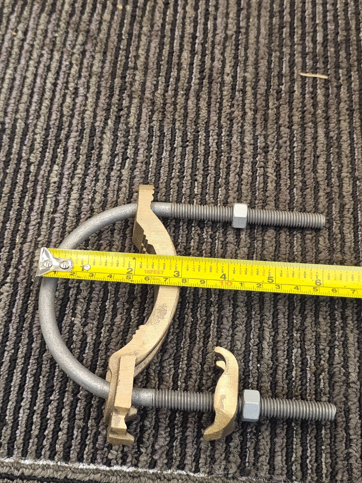 Burndy GAR3904 Pipe Grounding Clamp Copper