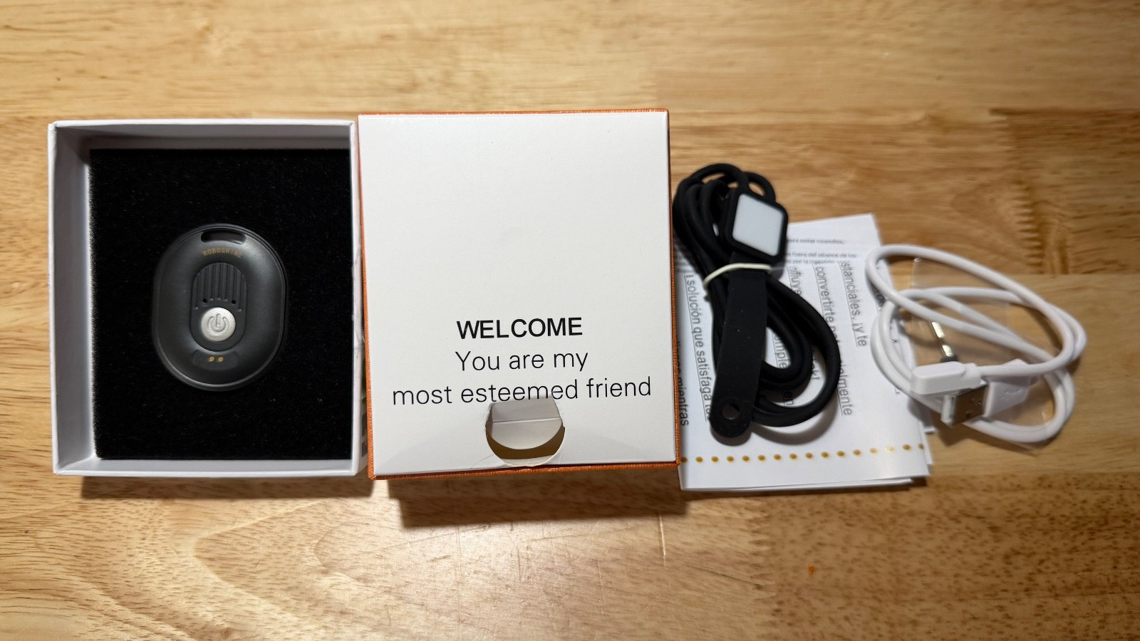 Instant Translation Device – powered by ChatGPT (Grey) 2024