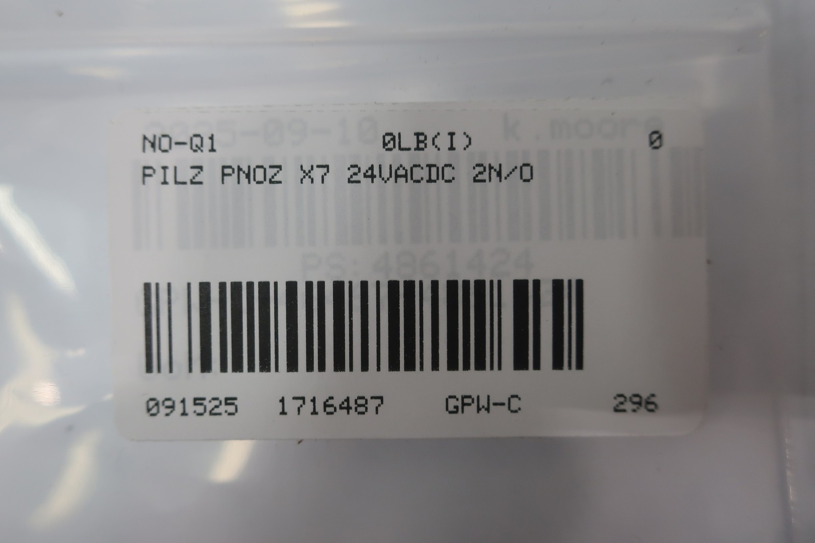 Pilz PNOZ X7 24VACDC 2N/O Safety Relay 24v-ac/dc