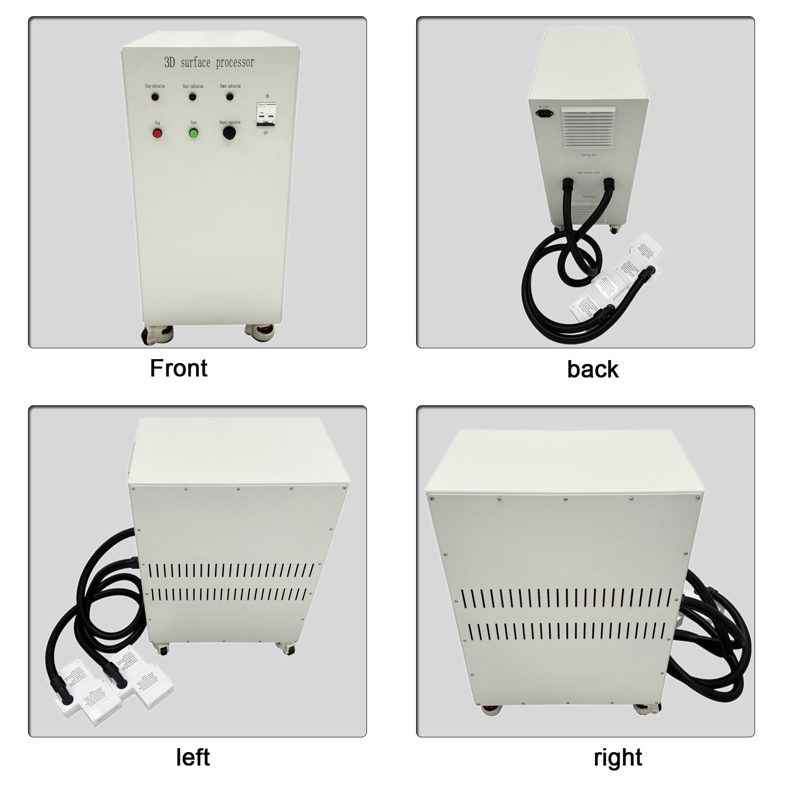 AC110V 33W 3D Surface Plasma Corona Treatment Machine for Silicone, Plastic