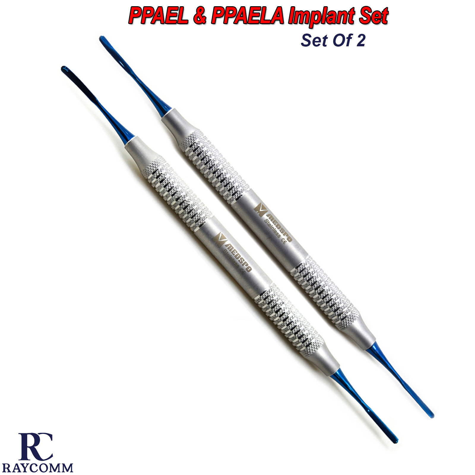 Dental Implant Gum Lift Tunneling PPAEL PPAELA Micro Serrated Tip Periotome Tool