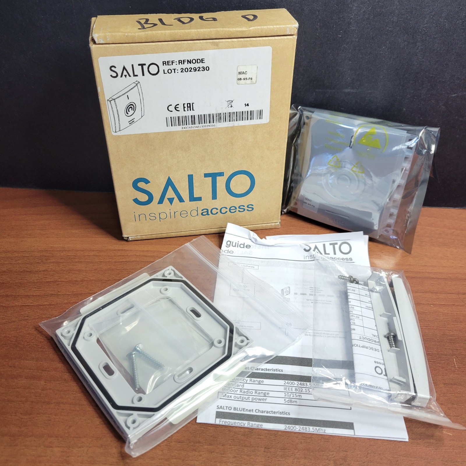 NEW Salto RFNODE RFnet Wireless Node Bridge Module for RF2 Access Control System