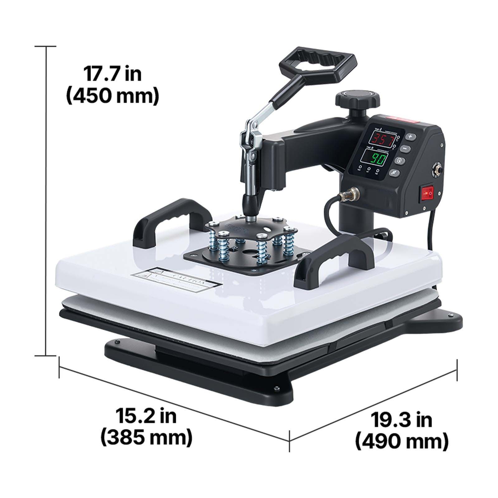 Uimoso Heat Press Machine Multifunctional Sublimation Tool for T-Shirts and Hats