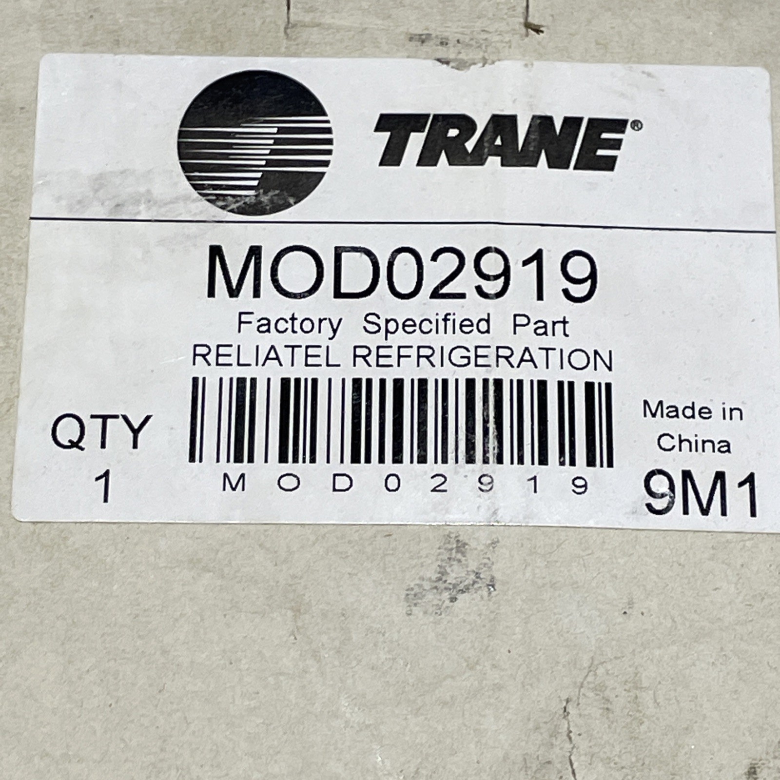 Trane MOD02919 / MOD-2919 – Trane Reliatel Refrigeration Dual Circuit Board
