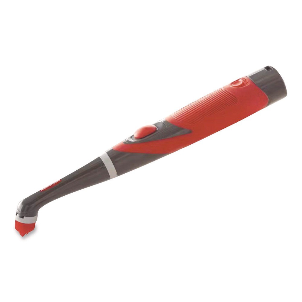 Rubbermaid 2057486 Reveal Power Scrubber – Red/White Bristles, Red Handle New