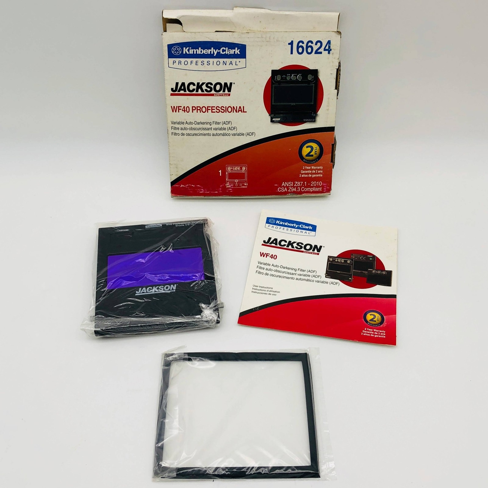 Jackson 16624 Variable Auto-Darkening Filter Cartridge ADF WF40 Professional