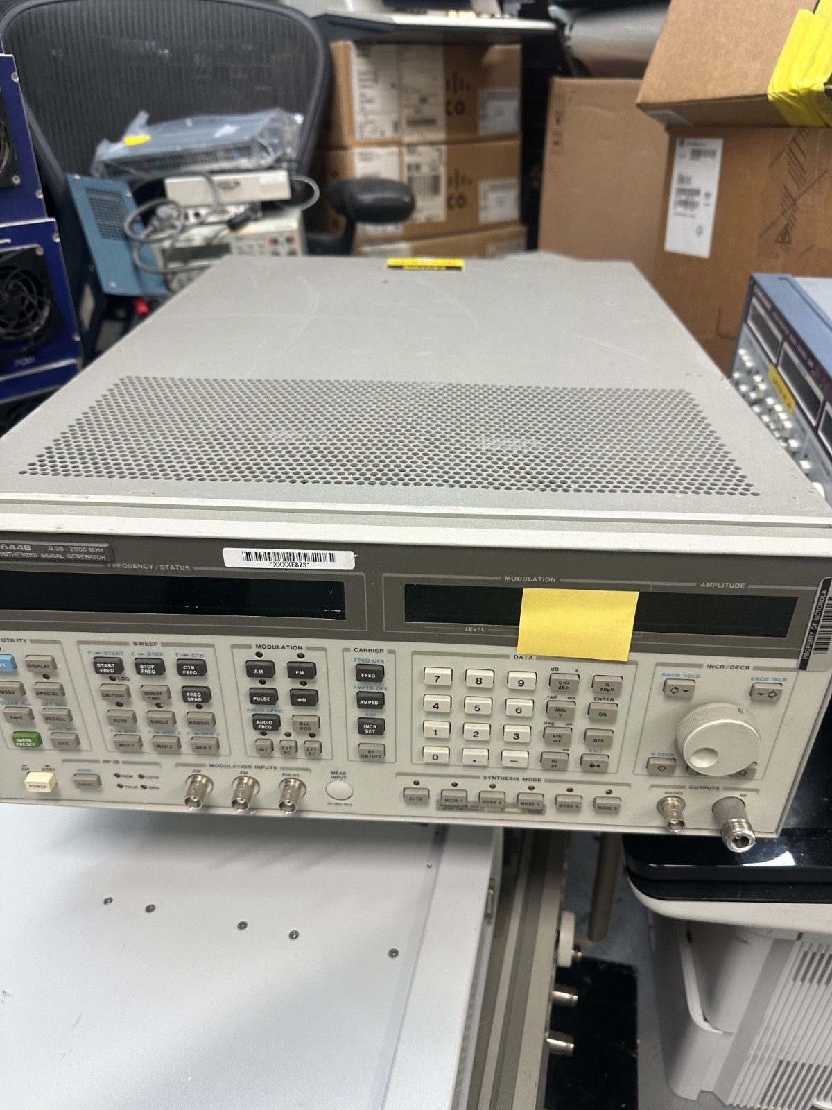 Agilent/Keysight 8644B Signal Generator, untested for parts or repair