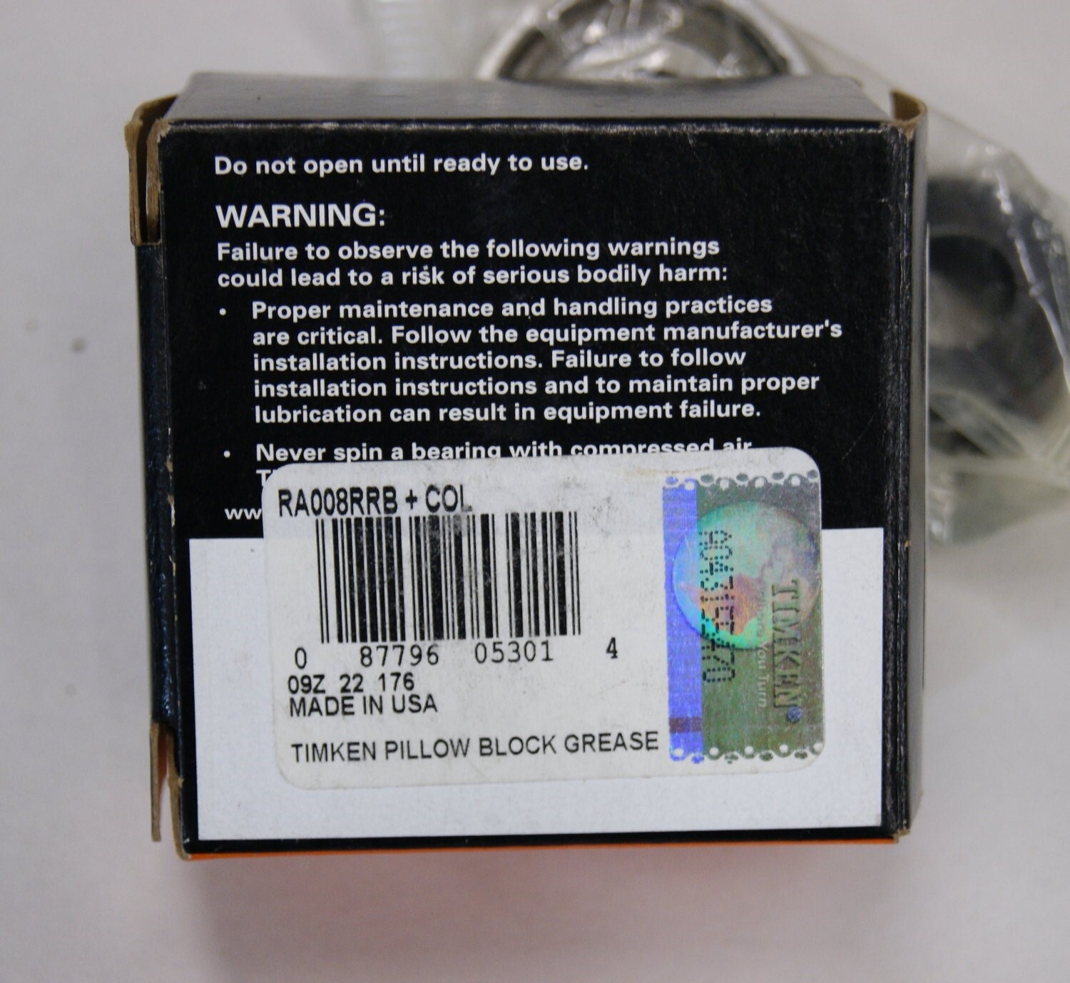 Timken RA008RRB Ball Insert Bearing 1/2″ Diameter Self Locking NEW, NIB, SH6265