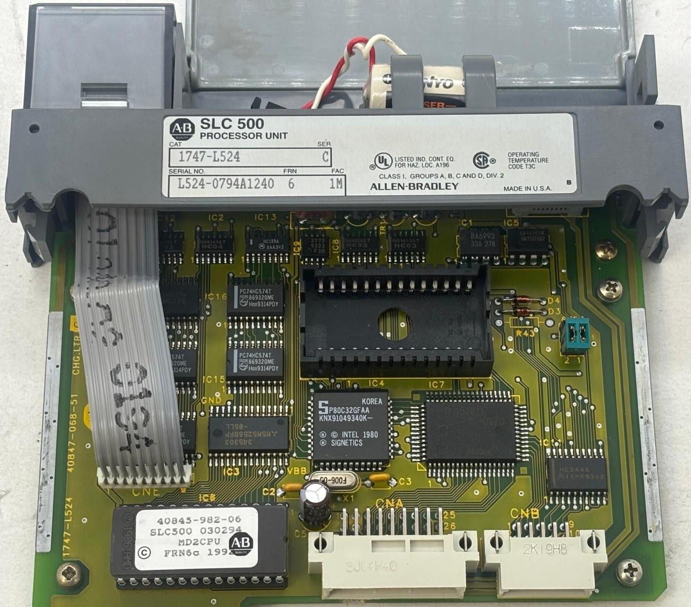 Allen Bradley 1747-L524/ 1747L524 Ser C SLC 500 Processor Unit
