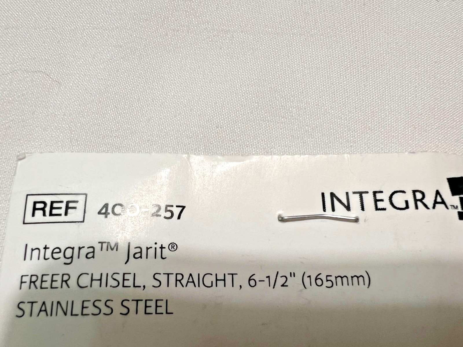 Integra Jarit 400-257 Freer Chisel Straight 4mm X 6-1/2″ Length ENT