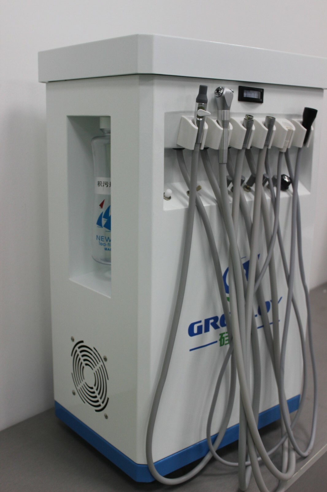 Portable Suction Unit Dental Portable Treatment Unit Mobile Cart GU-P209 4H US