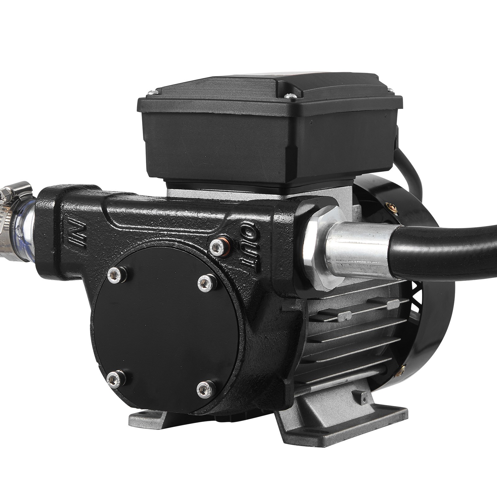 Uimoso Electric Fuel Transfer Pump 110V, 16 GPM, 60 L/min with Fuel Nozzle