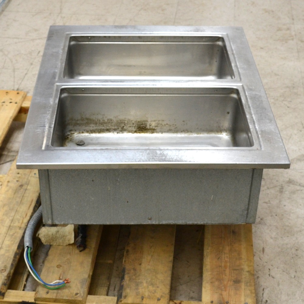 Delfield 8731 Two Full-Size Pan Drop-in Hot Food Well 120V 1PH 60Hz 16.6A b