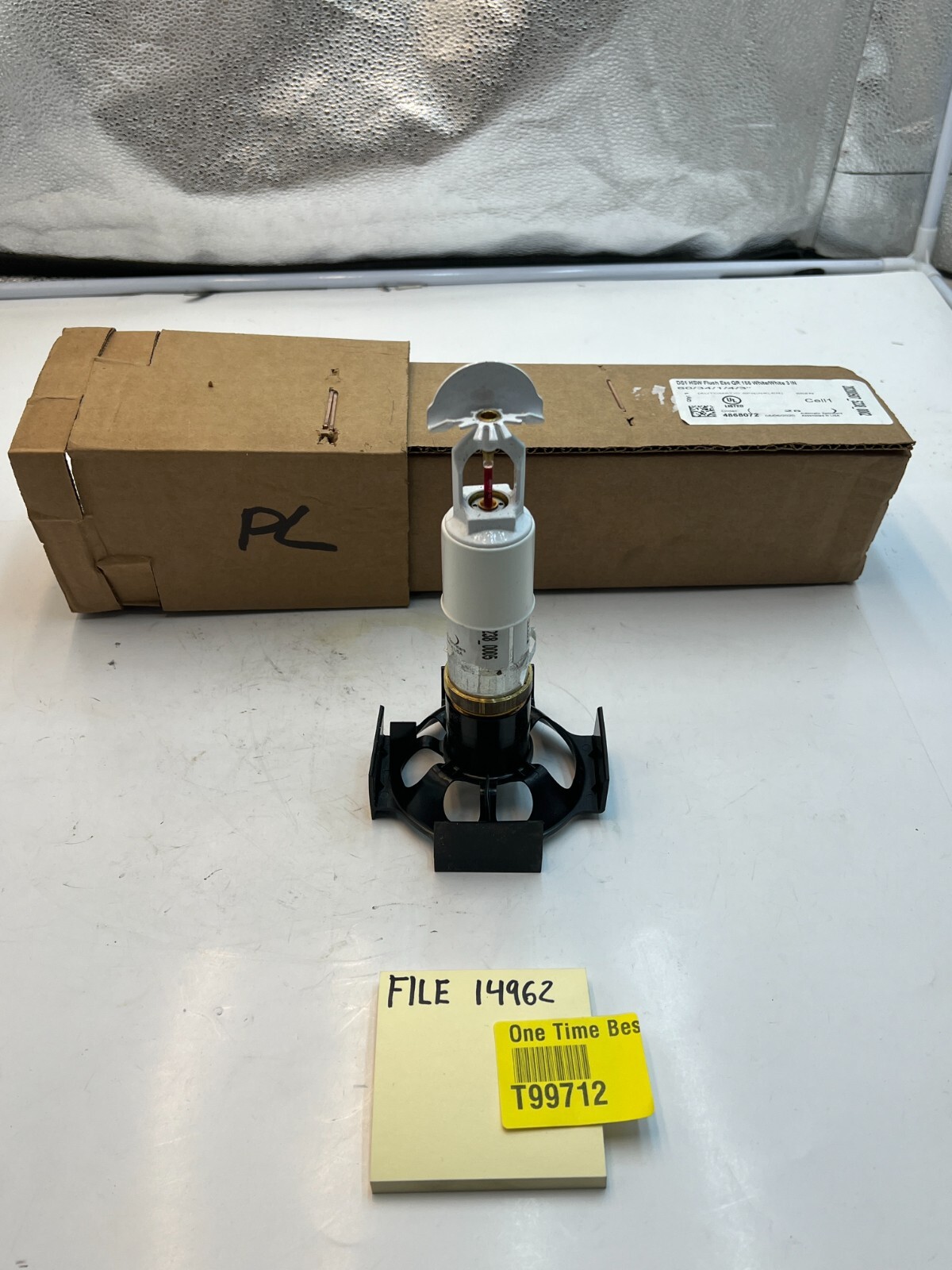 Automatic Sprinkler DS1 HSW FLUSH ESC QR 155 White/White 3”, 66ZN