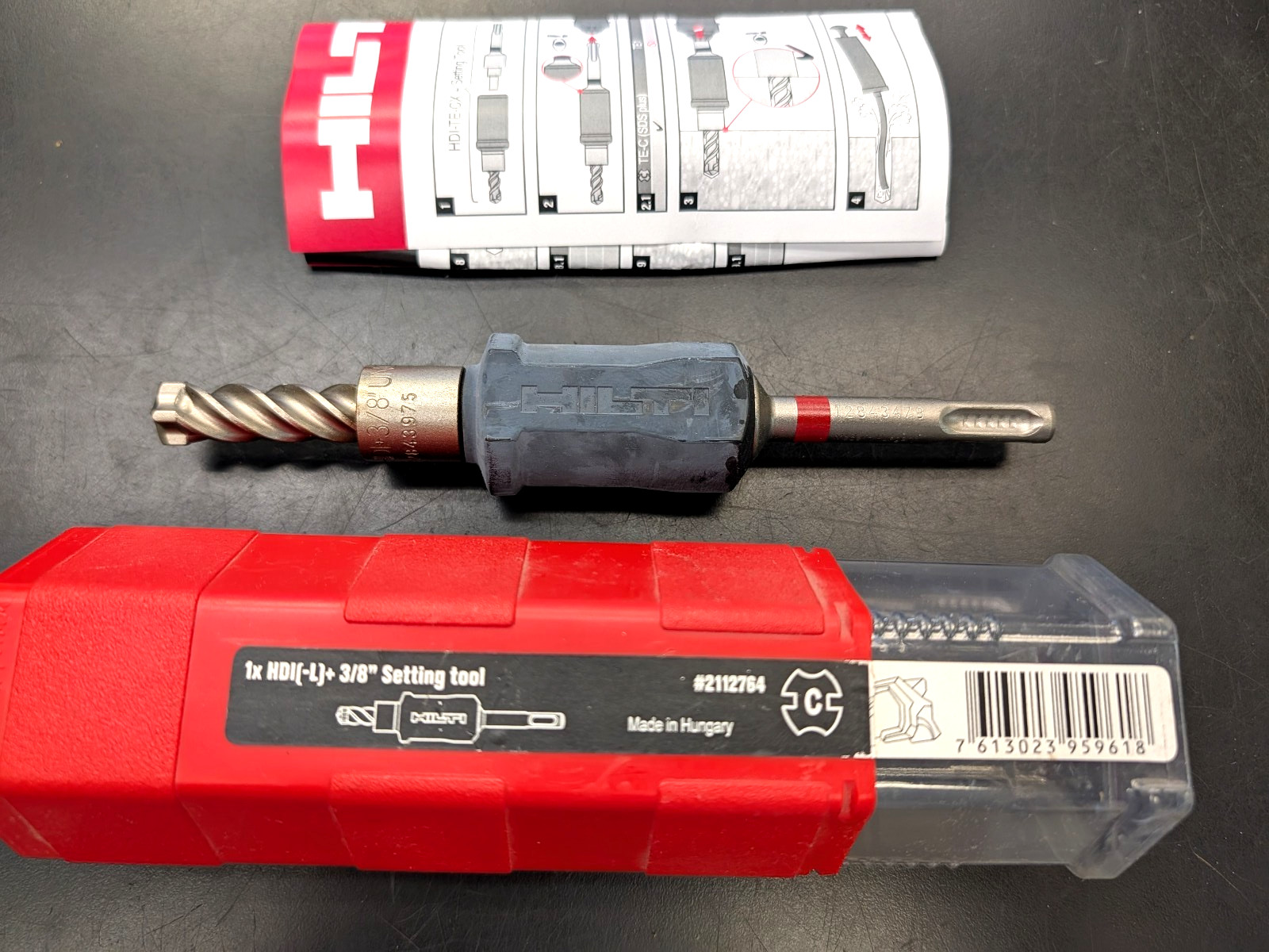 New Hilti HDI(-L) +1/4 Or 3/8 Or 1/2 setting tool- SELECT YOUR SIZE- – Free Ship