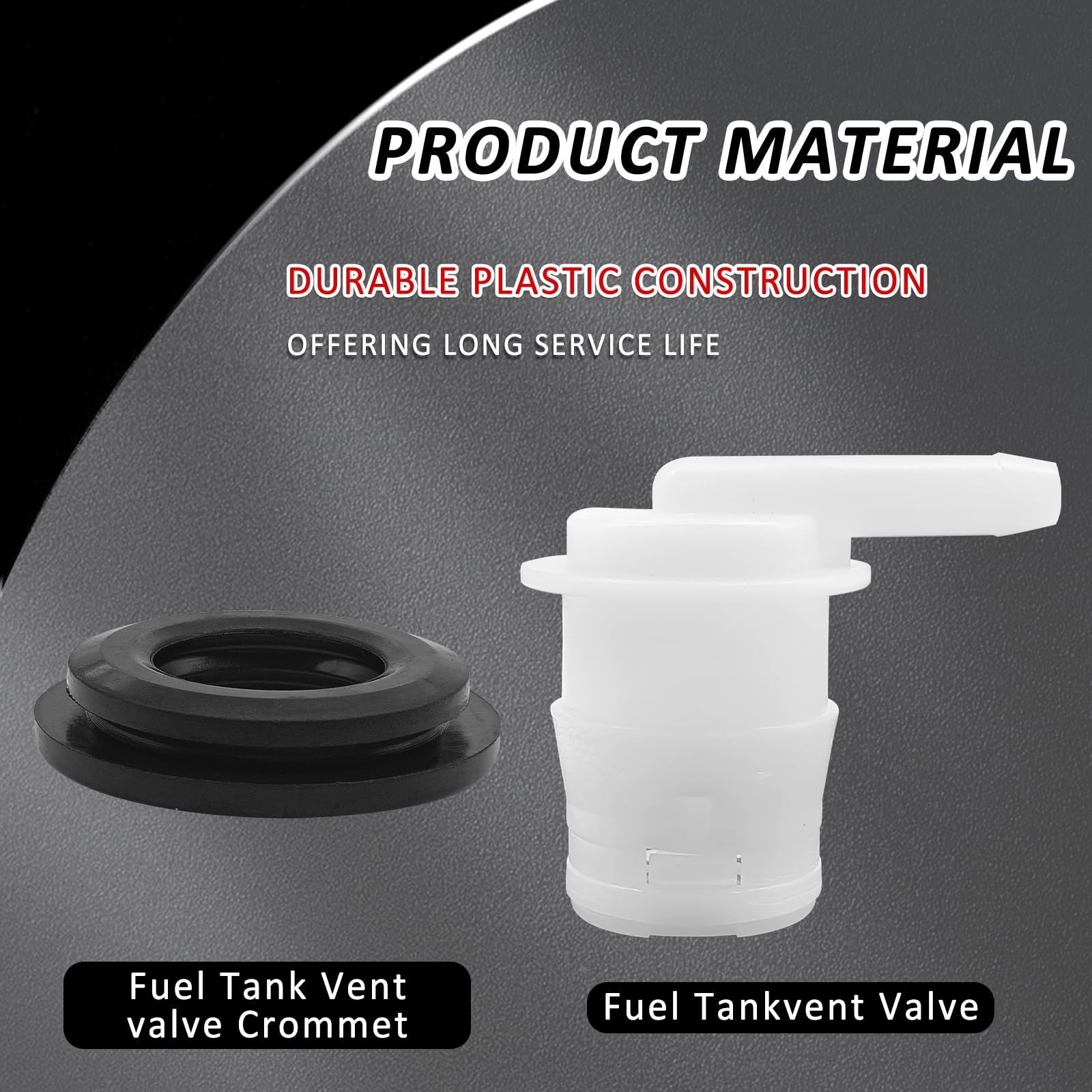 2PCS Fuel Tank Vent Valve And Grommet Kit,Compatible With Wrangler Cherokee G…