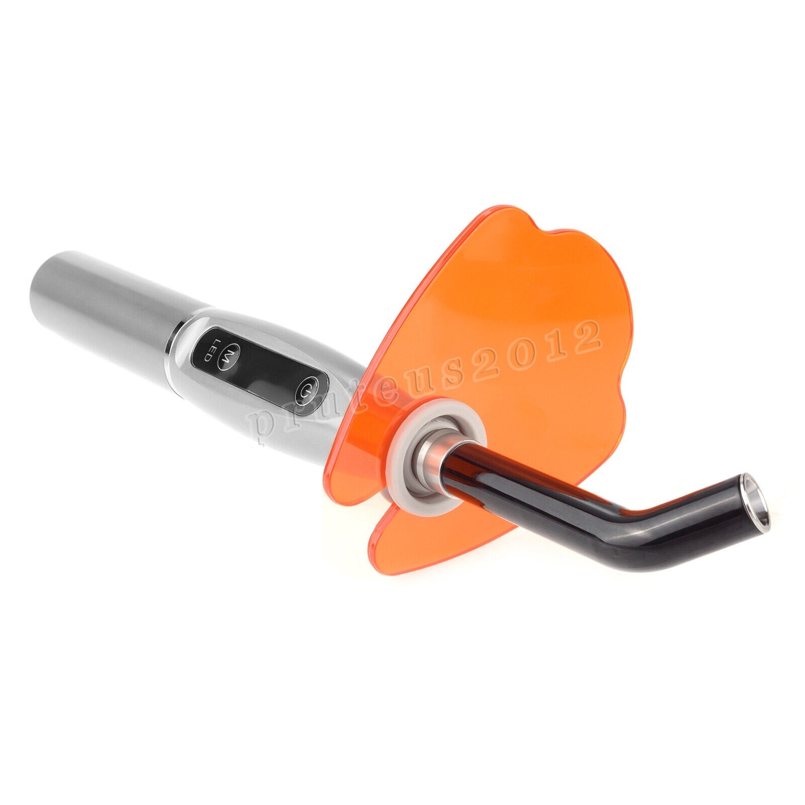 Dental Upgraded Rainbow LED Curing Light 1500-2000mw/cm2 3 Modes Silver US STOCK