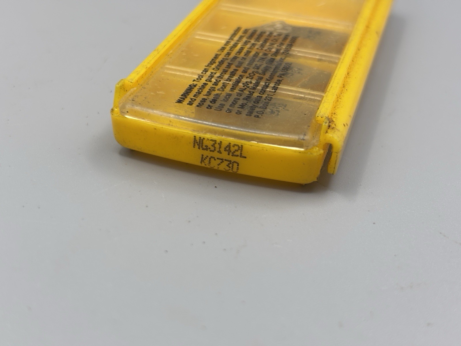 Kennametal NG3142L KC730 Top Notch Carbide Grooving Inserts 0.142″ Wide (Pkg 3)