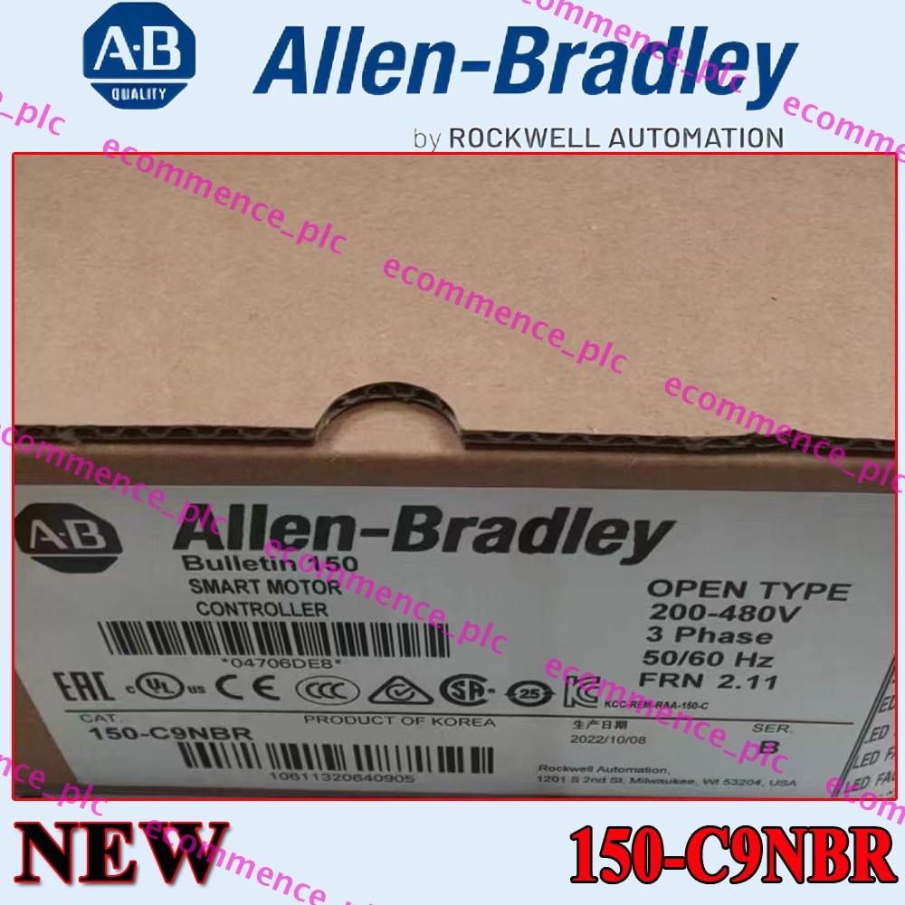 New Factory Sealed PLC-AB 150-C9NBR SMC-3 Smart Motor Controller 150C9NBR