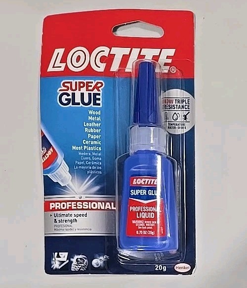 Five Loctite Liquid Professional Super Glue 20 Gm Bottle Ultimate Speed Strength