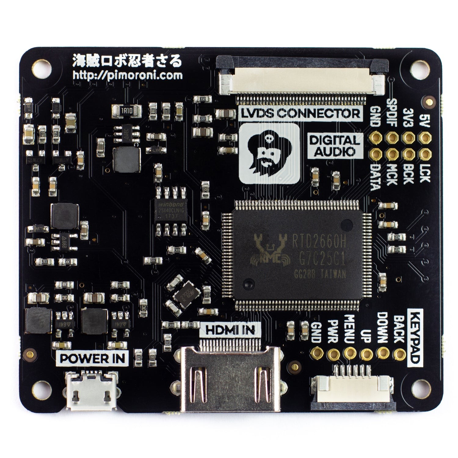 Pimoroni HDMI 8″ IPS LCD Screen Kit (1024×768) PIM372