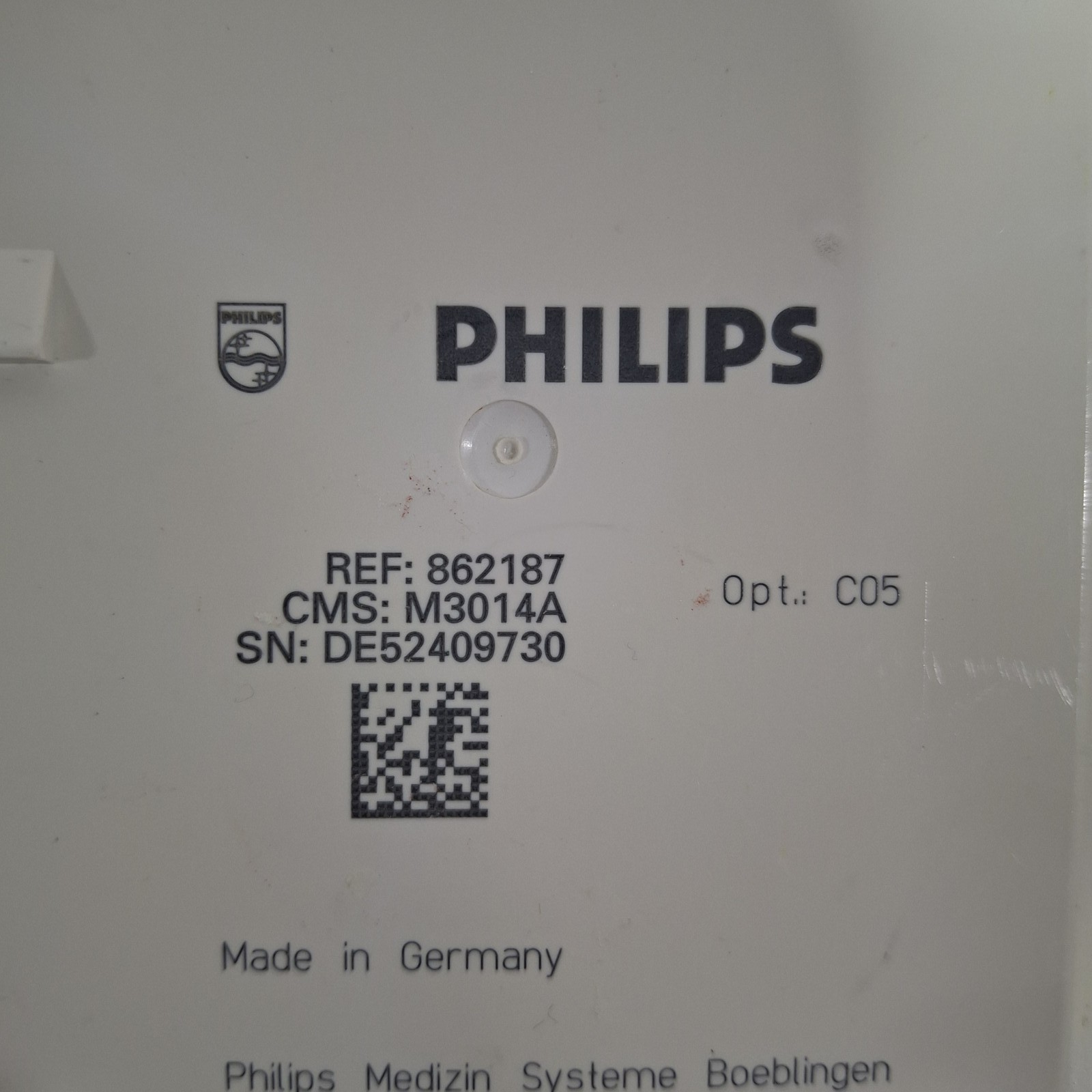Philips M3014A Opt C05 Cardiac Output, CO2, Pressure, Temp Module