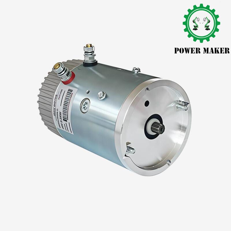 2200W DC Electric Motor 12V/24V/48V/60V for Hydraulic Power Unit with 9-Tooth