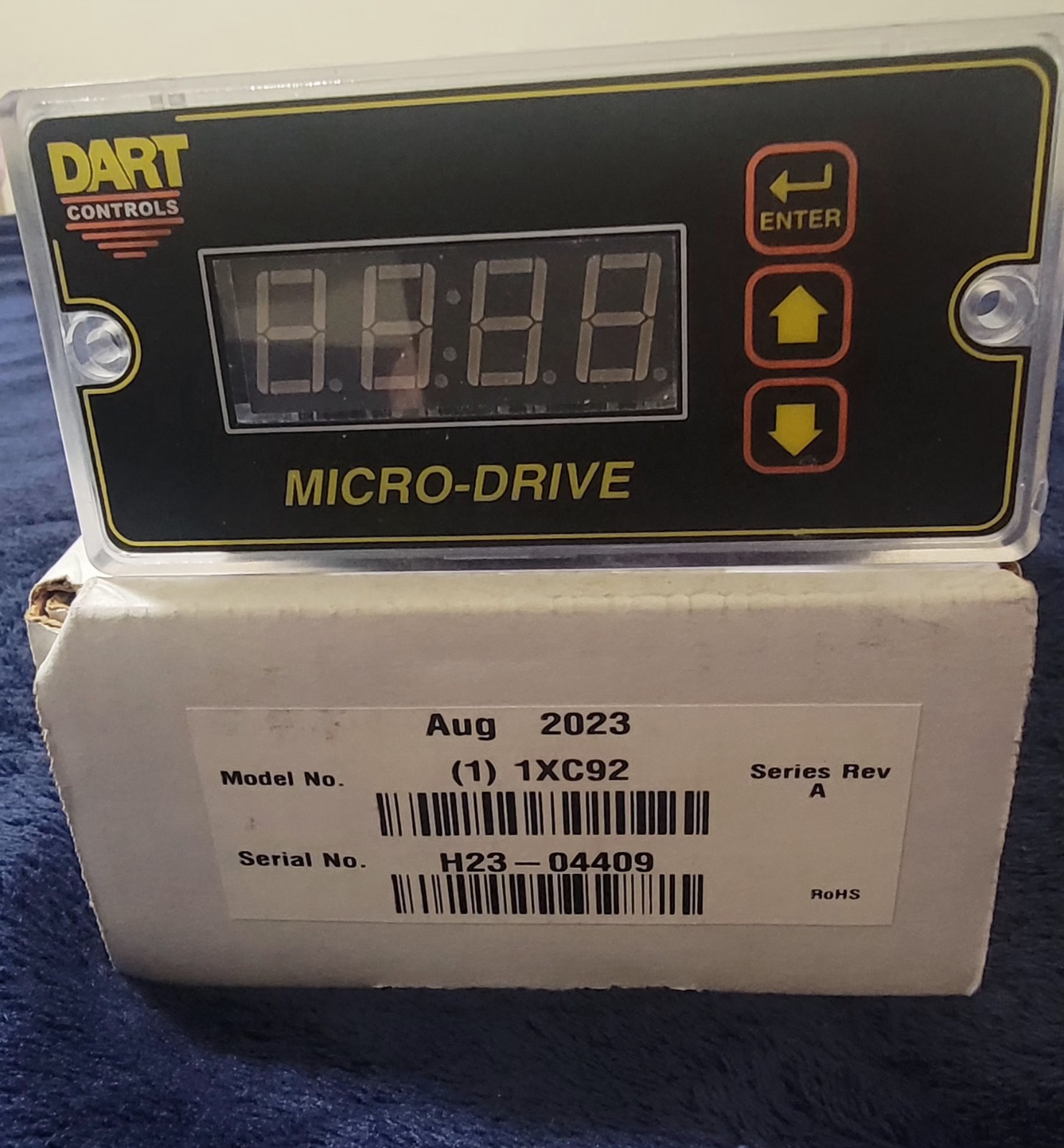 MD10P Dart Controls Drives, MD Series, Drive, DC, 5A, 1/8 DIN, 120/240VAC
