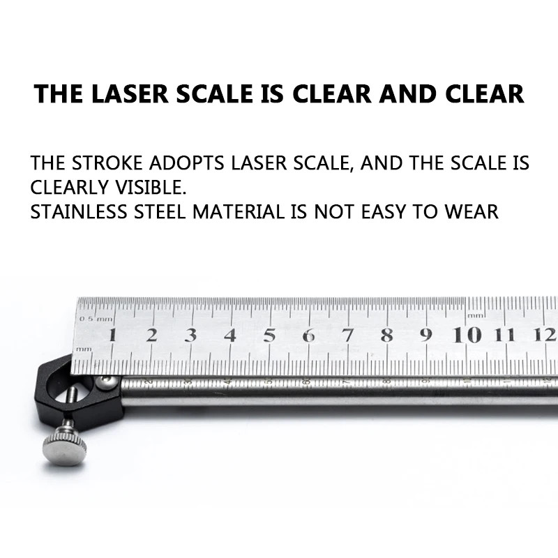 Woodworking DIY Dual-Purpose Straight & Curved Line Marker Parallel Line Marker