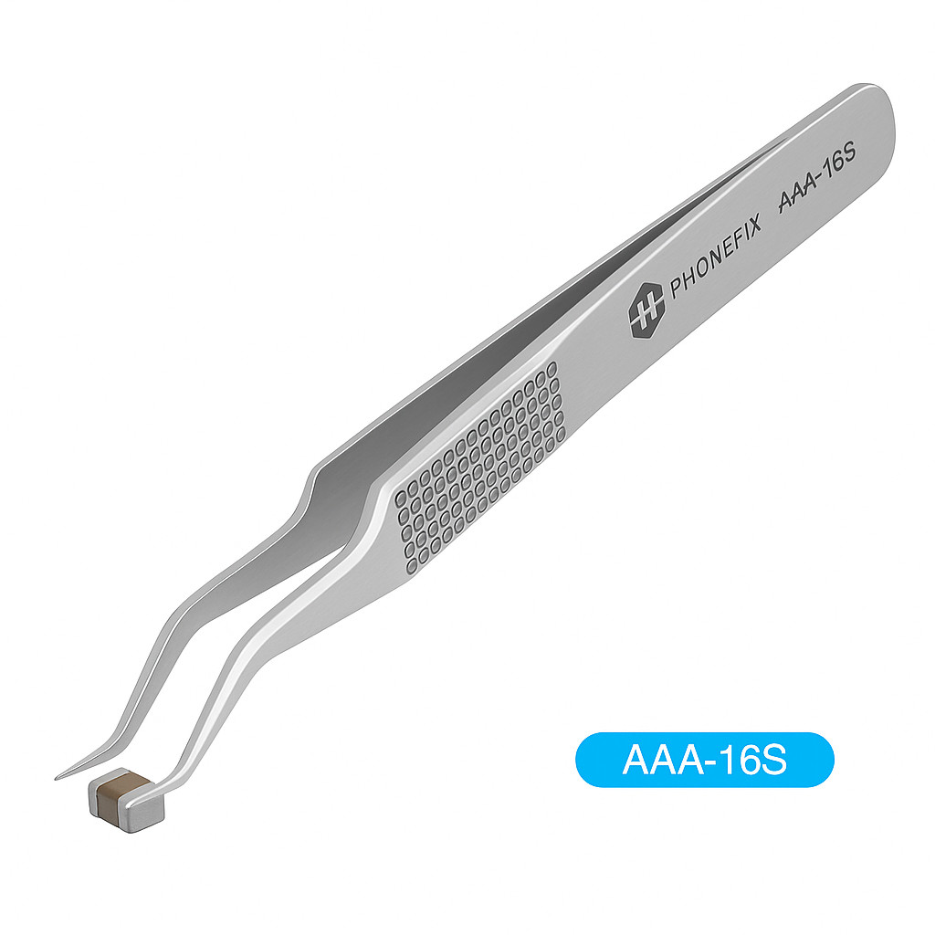 Curved Precision Tweezers – Anti-Static, Non-Magnetic Phone PCB Solder Repair