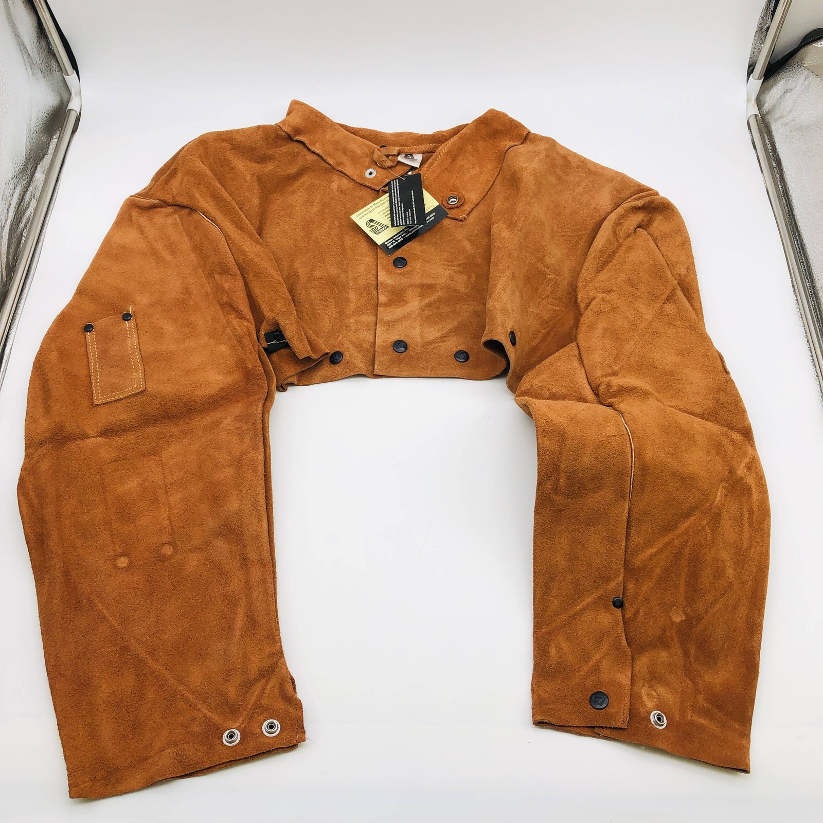 Steiner 9210 Welding Cape Sleeves Without Bib 4XL Premium Side Split Cowhide