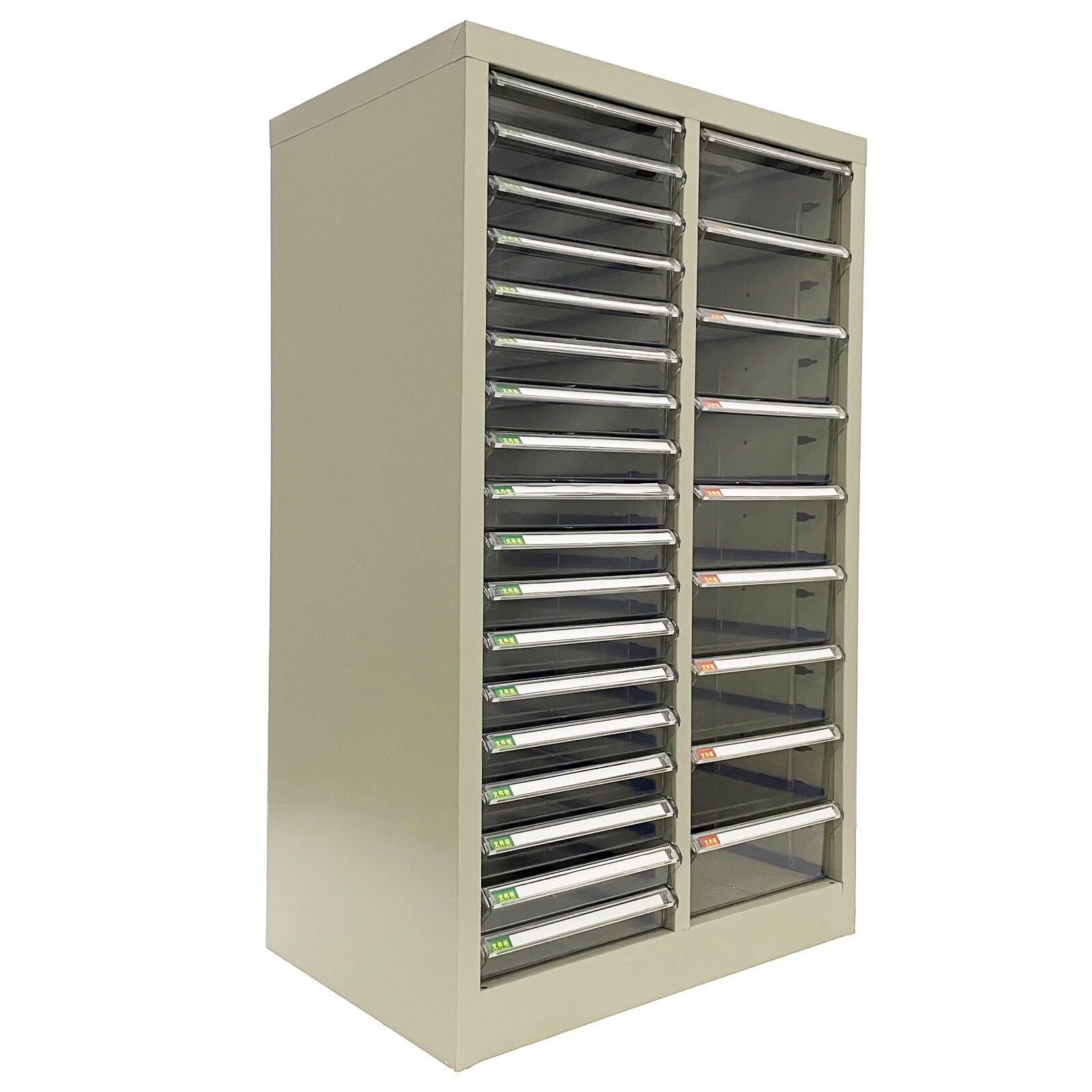 27 Drawers File Cabinet Office Storage Organizer Cabinet Medium+Large Drawer