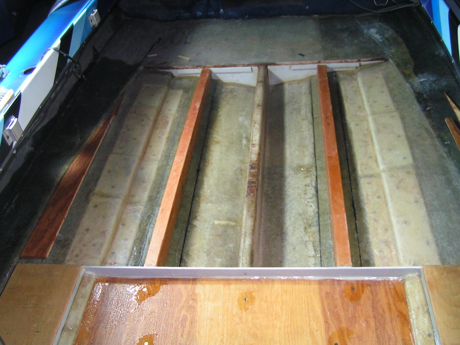 EPOXY RESIN 4 WOOD ROT REPAIR & CRACK SEALING -BOAT DECK FIBERGLASSING RESIN