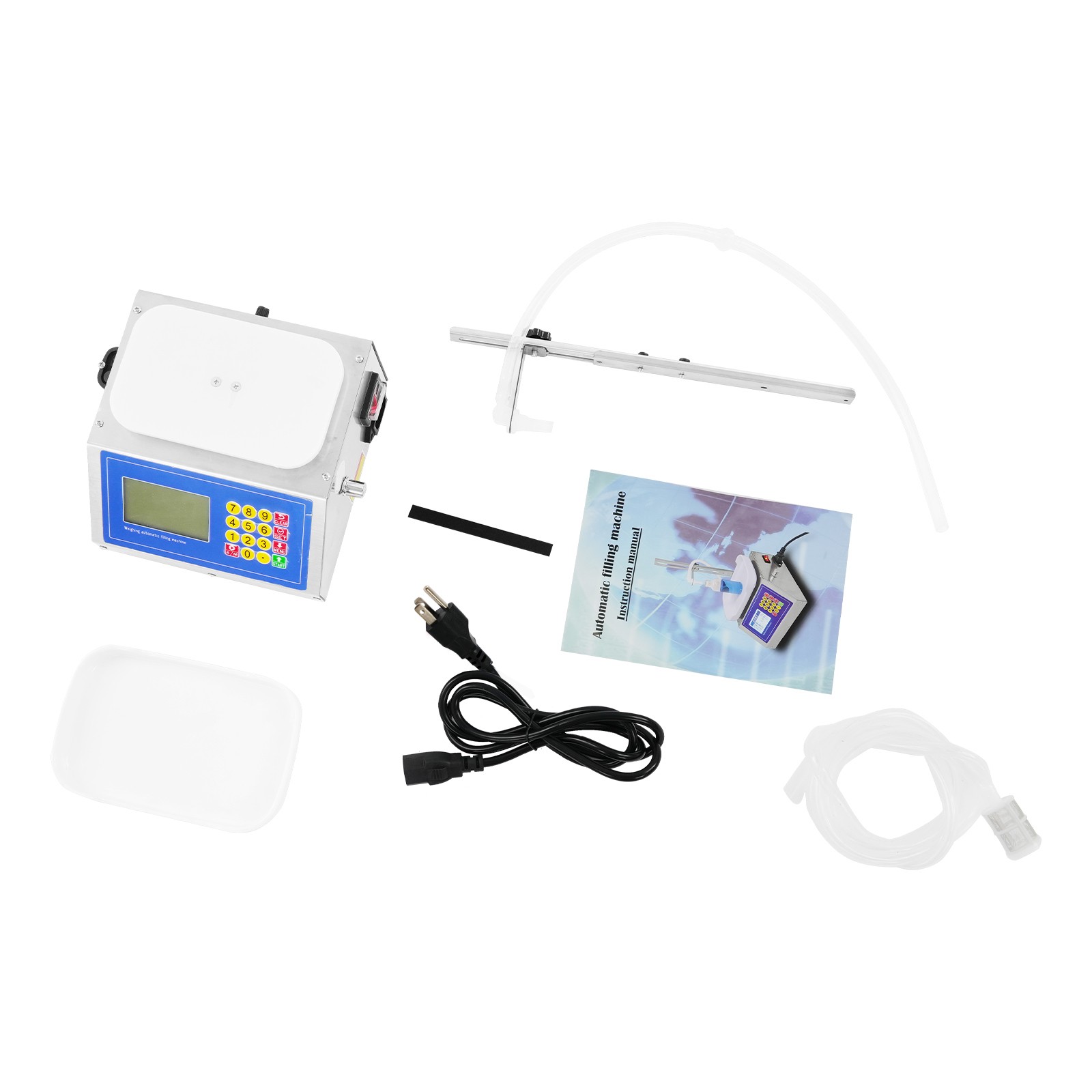 8g-3kg Automatic Weighing Quantitative Liquid Filling Machine 3.2L/0.7Gal/min