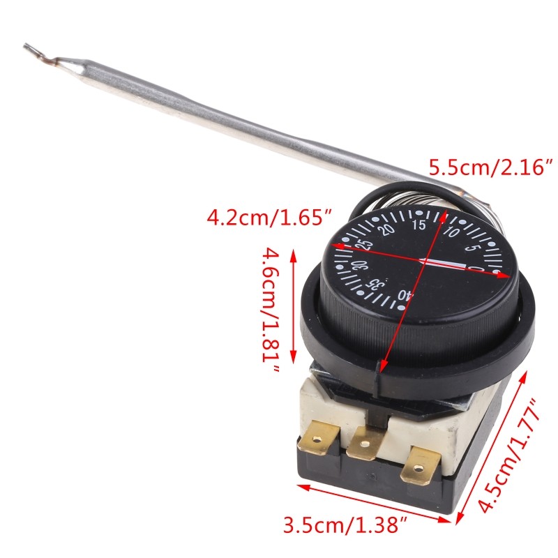 0-40℃ Temperature Control Switch Capillary Thermostat Automatic Sensored Switch