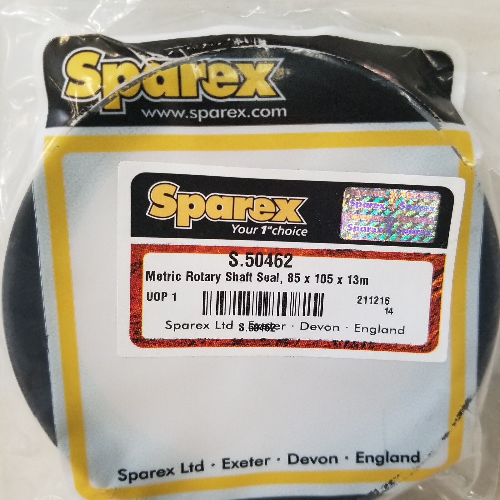 Metric Rotary Shaft Seal, 85 x 105 x 13mm Double Lip