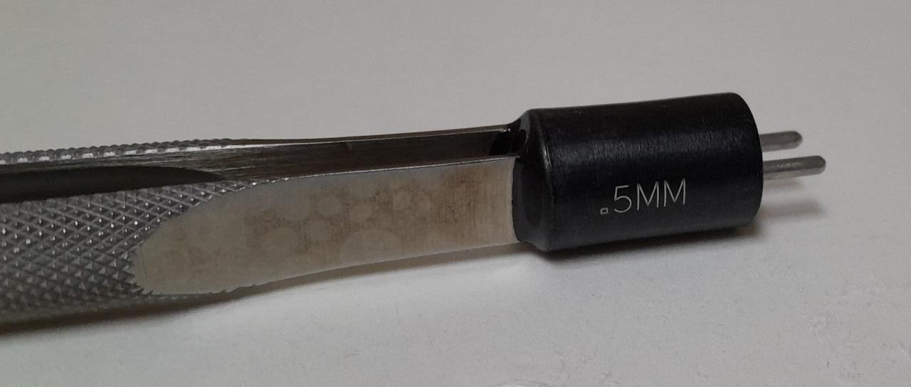 V. MUELLER NL3785-080 A04 RHOTON BIPOLAR FORCEPS 0.5MM ! R147 BA K