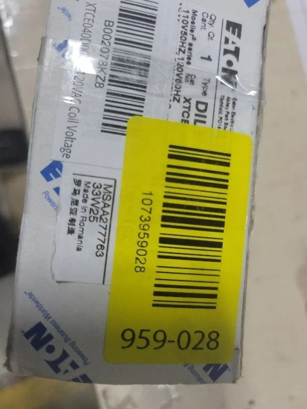 40A 3 Phase IEC Contactor Starter XTCE040D00A 120VAC Coil Motor Control Unit