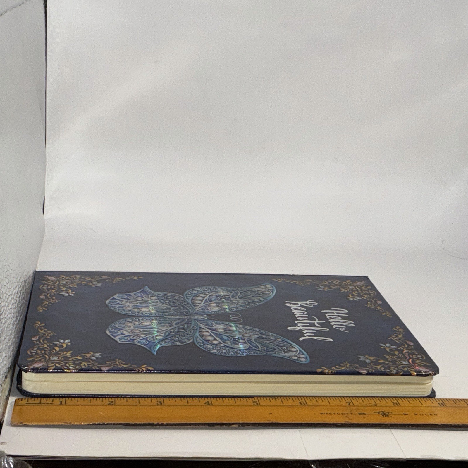 Journal With Bookmark Hello beautiful Butterfly Journal Some Wear On Spine