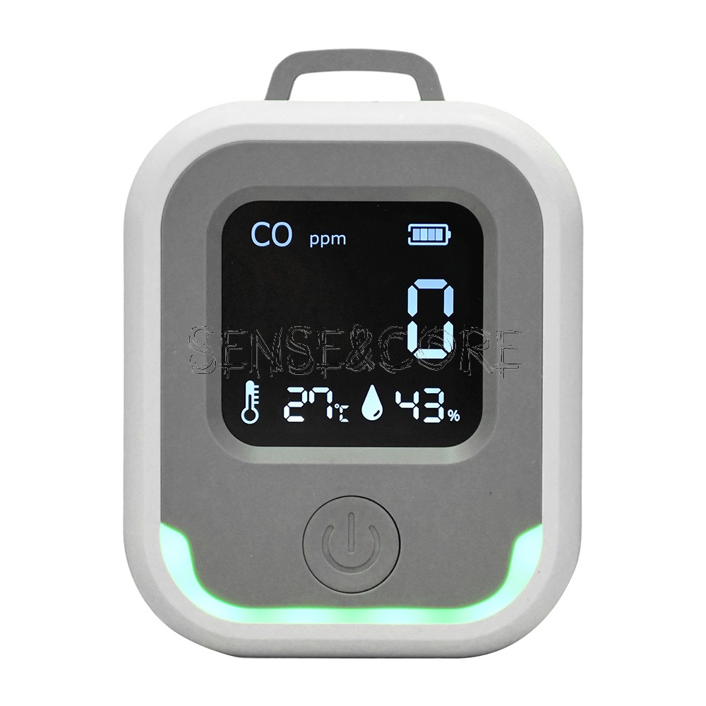 Air Quality Monitor 3-in-1 Carbon Monoxide Detector Temperature Humidity Alarm
