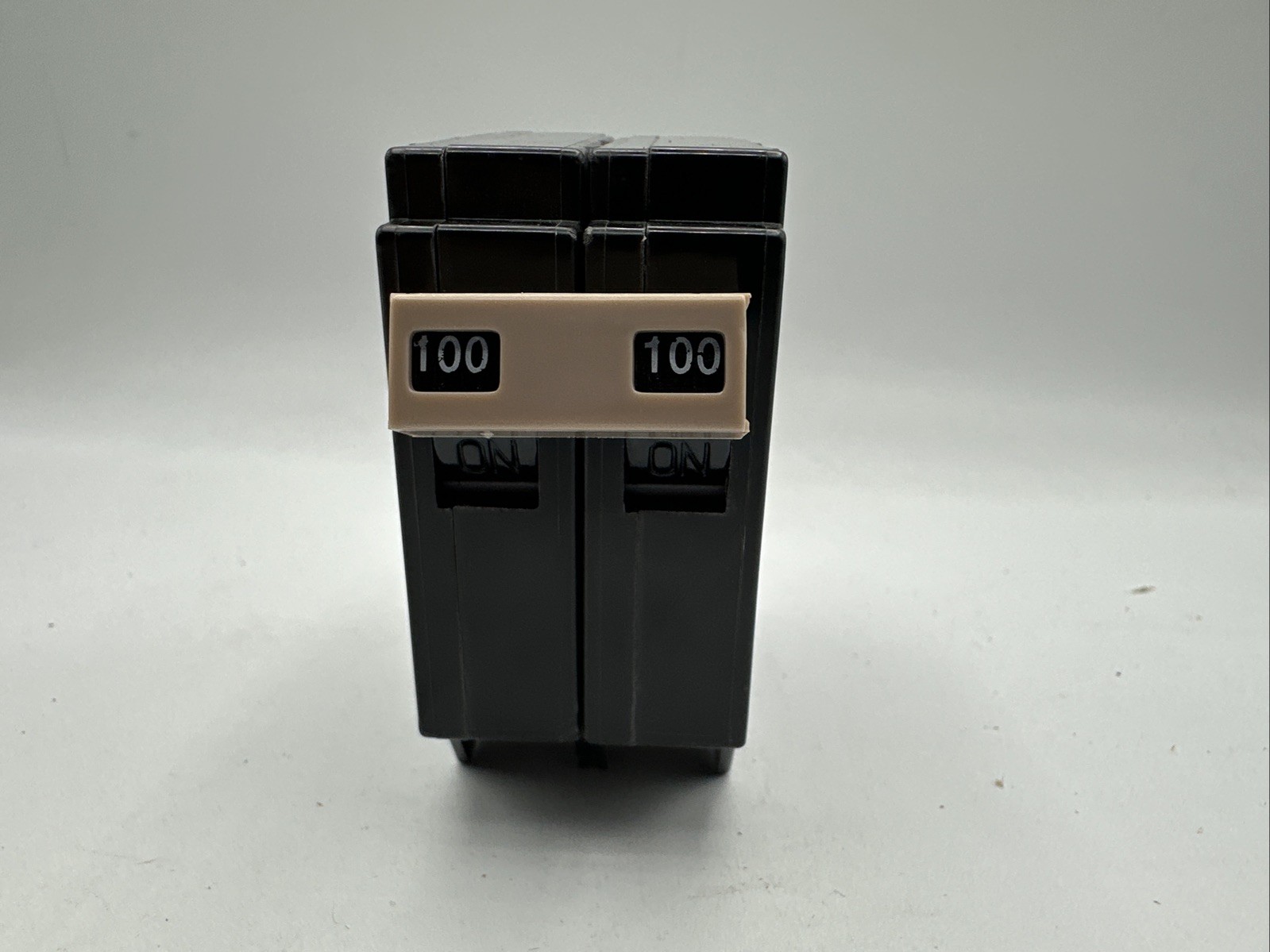 100 Amp 2-Pole Circuit Breaker, Plug-On Molded Case Circuit Breaker