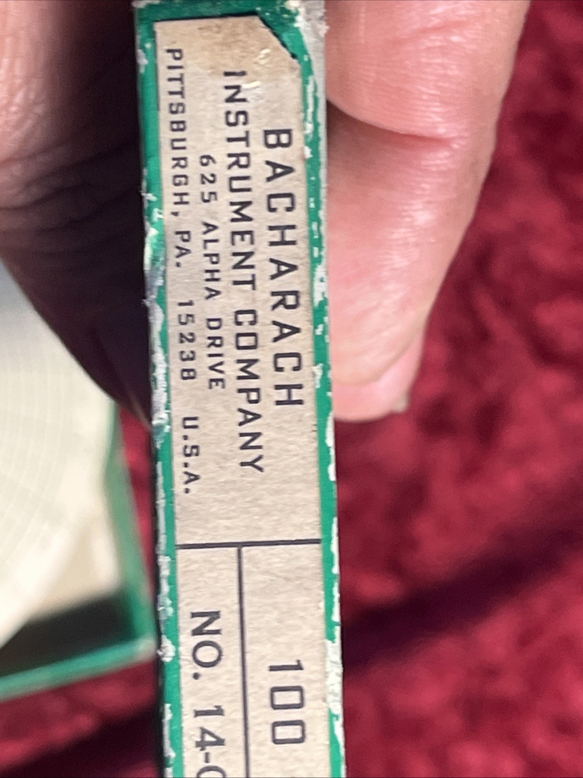 Bacharach Instrument Company NOS 100/Box Tempscribe 14-0083 7 Days Charts
