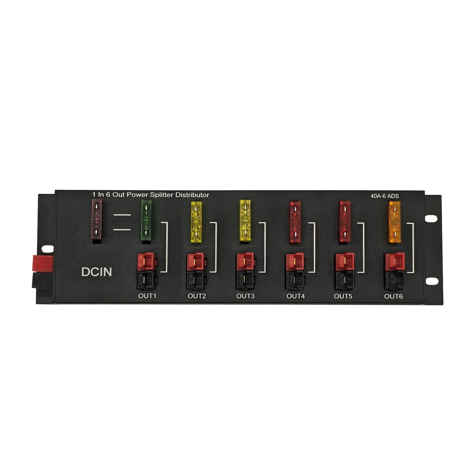 1 in 6 Connector Power Divider Power Board 40Amp Power Pole Distribution Block M