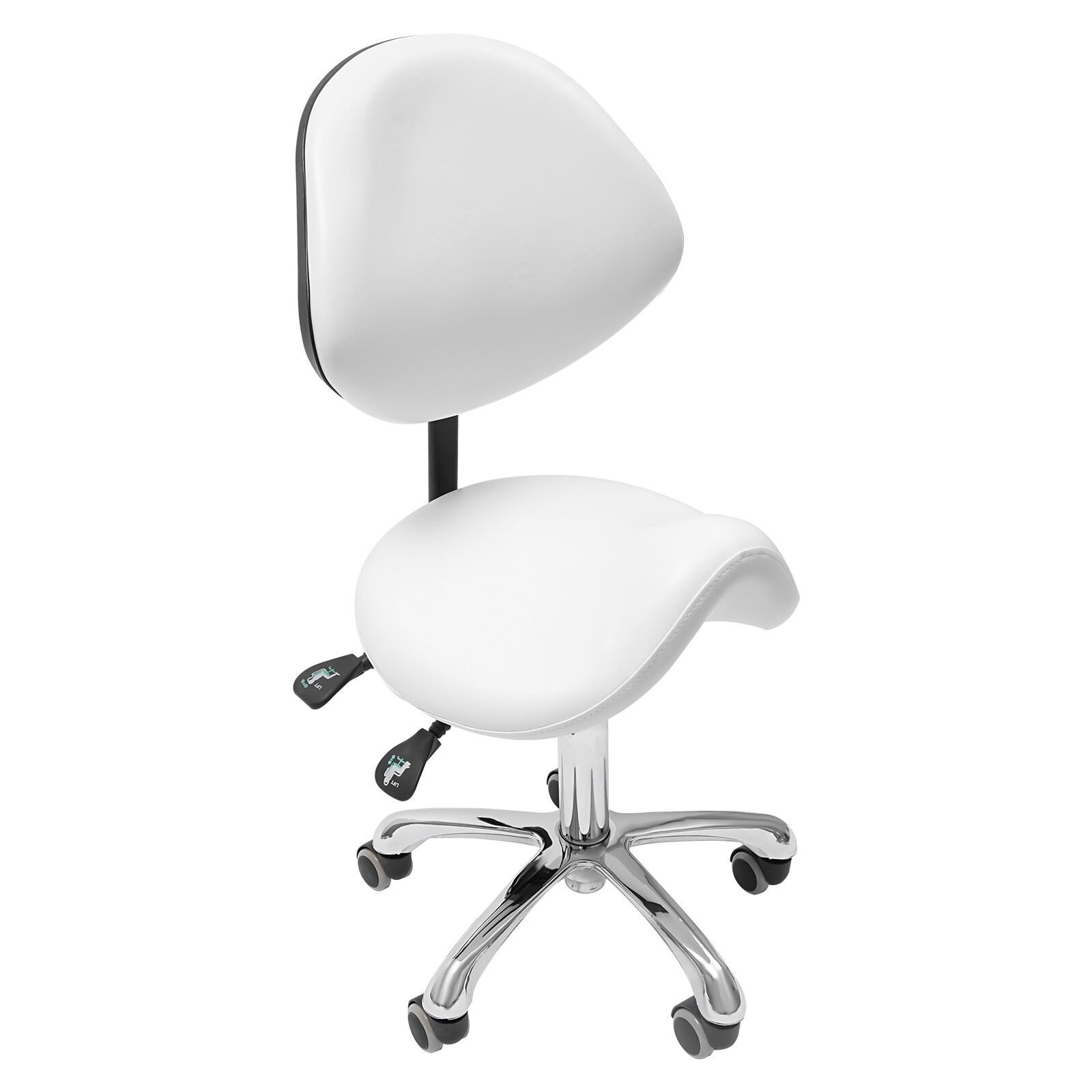 Saddle Stool Swivel Adjustable Saddle Stool Saddle Stool Chair 90kg/198.42lbs